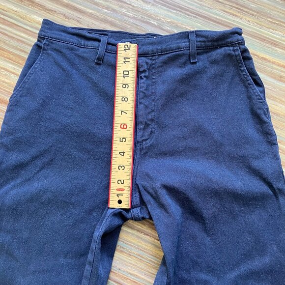 High Rise Bareback Jeans Vintage Made in Canada Denver Hayes Stretch Flat Front - Picture 2 of 8